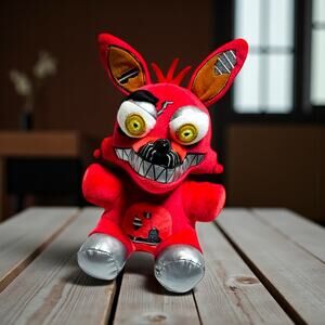 Funko Five Nights at Freddy’s Nightmare Foxy Plush 2016 FNAF 8” Read Tag Damage